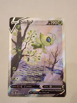 Celebi V (Alternate Full Art) Holo Ultra Rare SWSH08: Fusion Strike 245/264 NM - Image 1
