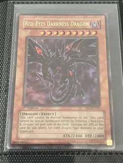 Yu-Gi-Oh SD1 Dragon’s Roar | Red-Eyes Darkness Dragon 1st Ed | EU Print - Image 2