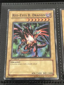 Yu-Gi-Oh SD1 Dragon’s Roar | Red-Eyes Darkness Dragon 1st Ed | EU Print - Image 3