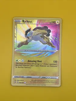Raikou #050 Vivid Voltage Amazing Rare Holo - Image 2