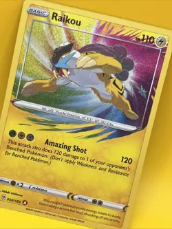 Raikou #050 Vivid Voltage Amazing Rare Holo - Image 4