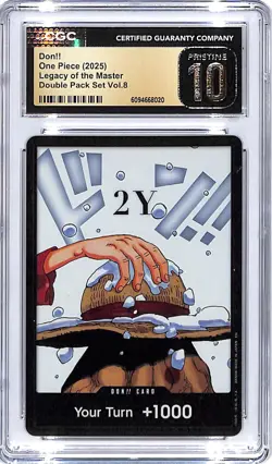 One Piece Legacy of the Master Double Pack Vol 8 Don!! CGC 10 Pristine - Image 1