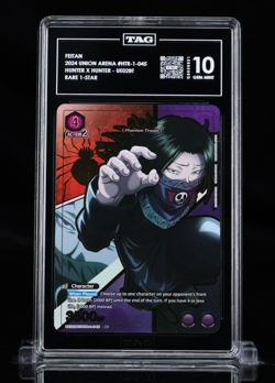 Union Arena - Hunter X Hunter- Feitan UE02BT/HTR-1-045 Rare 1-star Grade 10 - Image 1