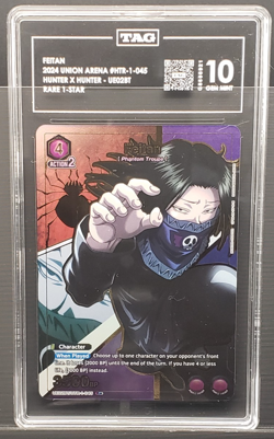 Union Arena - Hunter X Hunter- Feitan UE02BT/HTR-1-045 Rare 1-star Grade 10 - Image 4