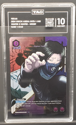 Union Arena - Hunter X Hunter- Feitan UE02BT/HTR-1-045 Rare 1-star Grade 10 - Image 5