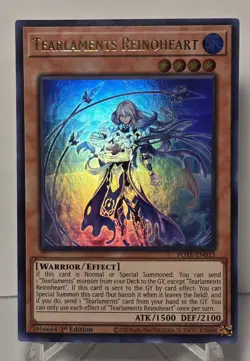 Tearlaments Reinoheart POTE-EN015 Ultra Rare 1st Edition Yugioh TCG NM/M - Image 1