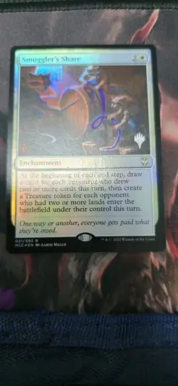 MTG Smuggler's Share Commander: Streets of New Capenna Foil Promo M/NM - Image 1
