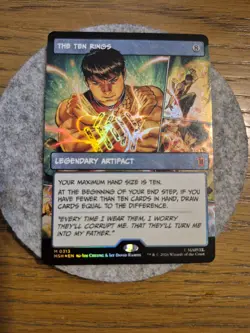 1x The Ten Rings (Borderless) Foil - MTG Marvel Super Heroes NM x1 - Image 1
