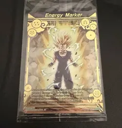 Dragon Ball Super Card Game Bt31-EM01 Gold Energy SS2 Gohan Variant - SEALED - Image 1