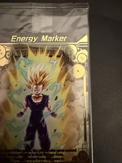Dragon Ball Super Card Game Bt31-EM01 Gold Energy SS2 Gohan Variant - SEALED - Image 4