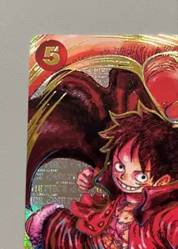 Monkey D. Luffy ST01-012 SR Signature Eiichiro Oda OP05 One Piece Card Japanese - Image 4