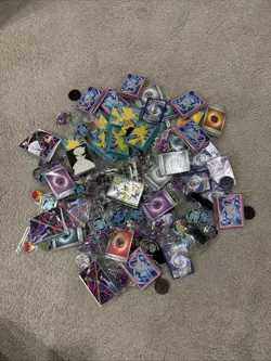 Pokemon TCG Over 8 LBS Bulk Lot Dice, Coins, Binders ,Energy Cards, Card Sleeves - Image 1