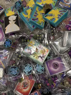 Pokemon TCG Over 8 LBS Bulk Lot Dice, Coins, Binders ,Energy Cards, Card Sleeves - Image 2
