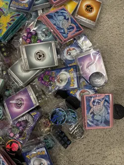 Pokemon TCG Over 8 LBS Bulk Lot Dice, Coins, Binders ,Energy Cards, Card Sleeves - Image 3