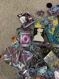 Pokemon TCG Over 8 LBS Bulk Lot Dice, Coins, Binders ,Energy Cards, Card Sleeves - Image 5