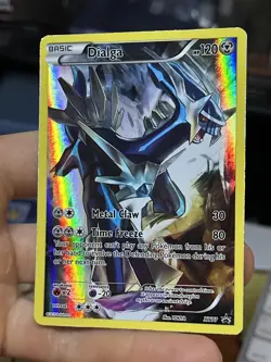 Dialga XY77 Black Star Promo 2015 Full Art Holo Rare Pokemon Card - Image 4