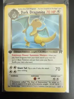 Pokemon TCG Dragonite Mystery of the Fossils Holo Rare Japanese 100HP Card - Image 1