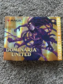 Magic The Gathering Dominaria United Collector Omega Booster Pack -15 Cards - Image 1