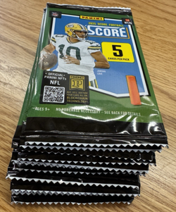 LOT OF 12 ~ 2025 Panini Score NFL Football Cards ( 5 Cards Per Pack ) SEALED !! - Image 5