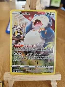 Pokemon Snorlax Tg10/Tg30 Swsh11: Lost Origin Trainer Gallery Holo NM - Image 1