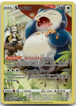 Snorlax TG10/TG30 Holo Lost Origin Trainer Gallery Pokemon NM/M - Image 2