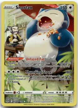 Snorlax TG10/TG30 Holo Lost Origin Trainer Gallery Pokemon NM/M - Image 2