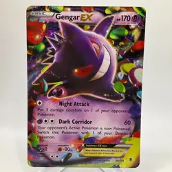 Gengar EX 034/119 XY- Phantom Forces Holo Ultra Rare Pokemon Card NM - Image 1