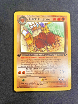 Dark Dugtrio 23/82 Team Rocket 1st Edition Near Mint - Pokemon Card - Image 1