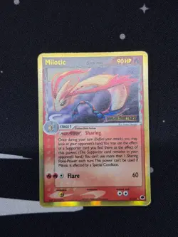 MP | Pokemon Milotic Dragon Frontiers Holo Rare Card 5/101 Delta Species STAMPED - Image 1