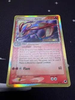 MP | Pokemon Milotic Dragon Frontiers Holo Rare Card 5/101 Delta Species STAMPED - Image 2