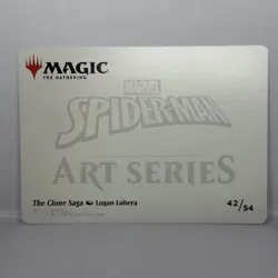 The Clone Saga (42/54) Gold Stamped Art Card MTG Spider‑Man EN NM - Image 2