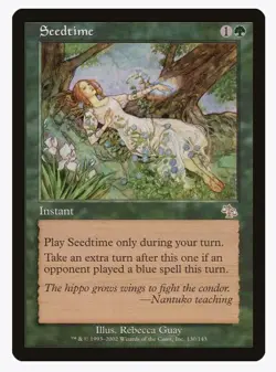 MTG card Seedtime from Judgment Regular Moderate Played - Image 1