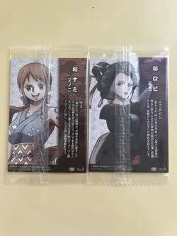 One Piece Wafers Card Nami Robin 2 piece set Unopened - Image 2