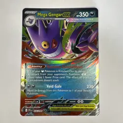 Mega Gengar ex 056/094 Double Rare Phantasmal Flames Pokemon Holo Near Mint - Image 1