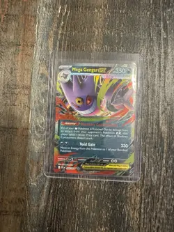 Mega Gengar ex 056/094 Double Rare Phantasmal Flames Pokemon - Image 1