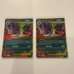 Mega Gengar ex Double Rare LOT OF 2: Phantasmal Flames 056/094 Pokemon - Image 1