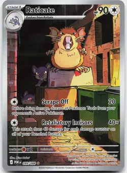 Raticate 099/088 Holo Illustration Rare Perfect Order Pokemon Near Mint - Image 1