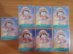 One Piece Monkey.D.Luffy 1st Anniversary Stamped Foil Promo P037 - Image 1