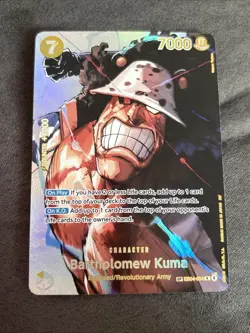 Bartholomew Kuma SP EB04-054 OP16 The Time Of Battle One Piece Card English - Image 1