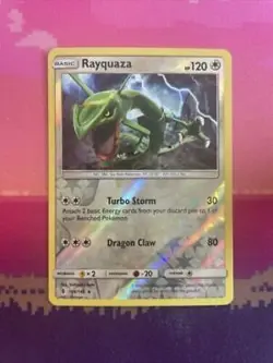 Pokemon Card Rayquaza Guardians Rising Reverse Holo Rare 106/145 Near Mint - Image 1
