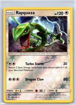 Rayquaza 106/145 Rare Guardians Rising Pokemon Reverse Holo NM/M 610b-34 - Image 1