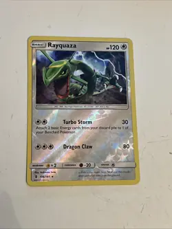 Rayquaza 106/145 Reverse Holo Sun & Moon Guardians Rising Pokemon TCG NM-LP - Image 1