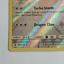 Rayquaza - 106/145 - Pokemon Guardians Rising Reverse Holo Rare NM - Image 2