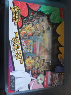 Brand New Pokemon TCG Ascended Heroes Premium Poster Collection Mega Gardevoir - Image 1
