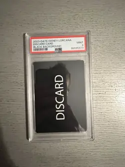2023 Disney Lorcana Discard Error Card PSA 10 GEM MINT Black Background - Image 1