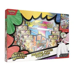 Pokemon TCG Ascended Heroes Premium Poster Collection Mega Gardevoir Box New - Image 1