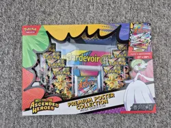 Pokemon TCG Ascended Heroes Premium Poster Collection Mega Gardevoir Brand New - Image 1