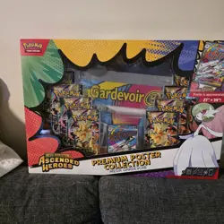 Pokemon TCG Ascended Heroes MEGA GARDEVOIR Premium Poster Collection Box SEALED - Image 1