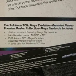 Pokemon TCG Ascended Heroes MEGA GARDEVOIR Premium Poster Collection Box SEALED - Image 5
