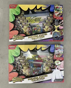 Pokemon TCG Ascended Heroes Premium Poster Collection X 2 Mega Lucario Gardevoir - Image 1